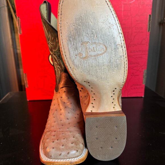 Justin 11” Men’s Mosely (style J124)wide square toe boot - Picture 6 of 7